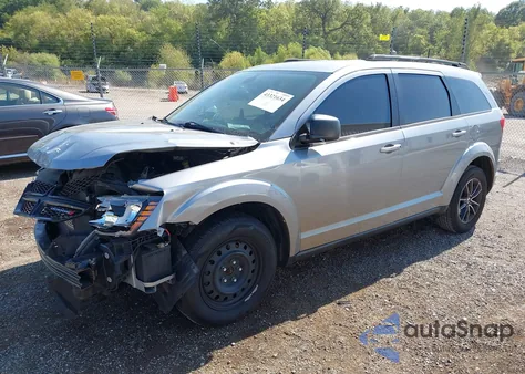 2018 Dodge Journey Se from USA, damaged, VIN 3C4PDCAB7JT536033
